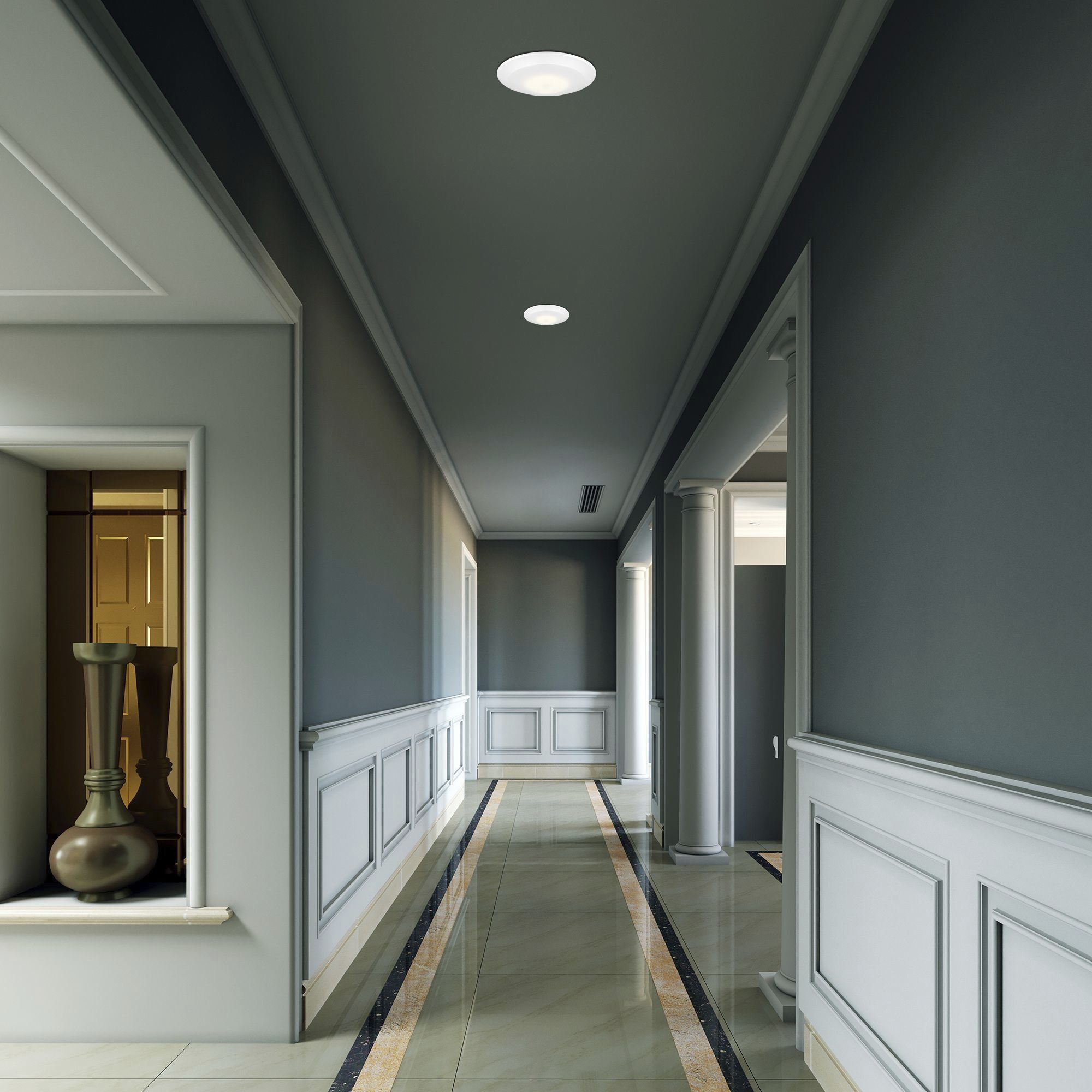 EnviroLite 120 LED 7.3 inch White Disk Light